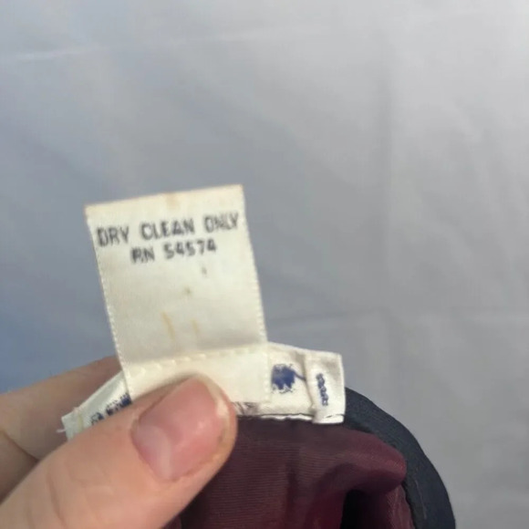 Ann Taylor Black Vintage 100% Wool Made in USA Lined Lightweight Skirt Size 8/MD - Picture 8 of 10